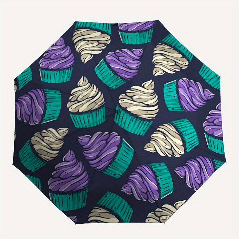 1pc Cupcake Pattern Automatic Open, Sturdy Iron Frame, Compact Folding Design, All-Season Portable Umbrella for Women & Men yy250801092
1pc Cupcake Pattern Automatic Open, Sturdy Iron Frame, Compact Folding Design, All-Season Portable Umbrella for Women & Men yy250801092