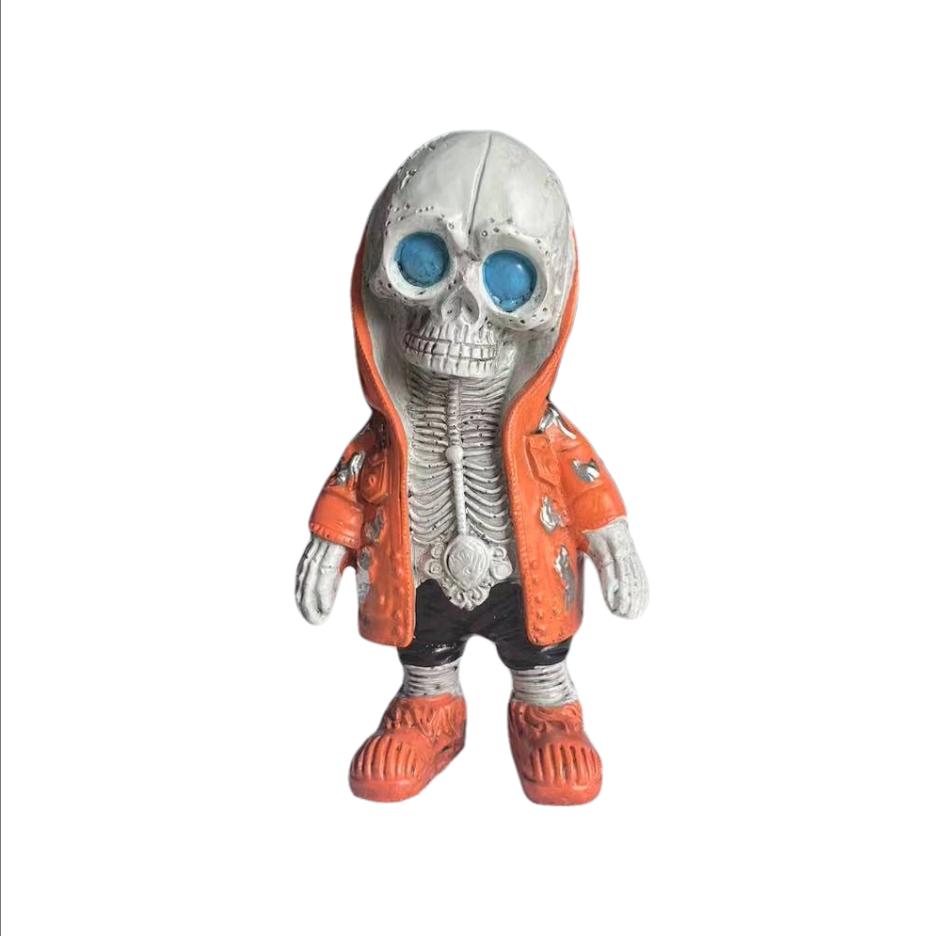1 Piece of Trendy Skull Statue Ornament, Multi-Color Fashionable Design, Halloween Holiday Atmosphere, Unique and Niche Home Desktop Decoration
1 Piece of Trendy Skull Statue Ornament, Multi-Color Fashionable Design, Halloween Holiday Atmosphere, Unique and Niche Home Desktop Decoration