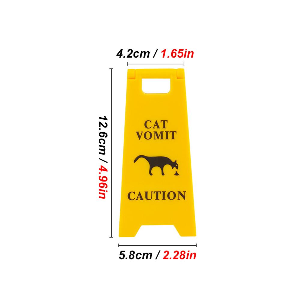 1 PC Yellow Non-Slip Cat Dogs Vomit Signs with Caution Text Illustration Pet Owner Floor Decoration Clear Hazard Sign Home Decor
1 PC Yellow Non-Slip Cat Dogs Vomit Signs with Caution Text Illustration Pet Owner Floor Decoration Clear Hazard Sign Home Decor