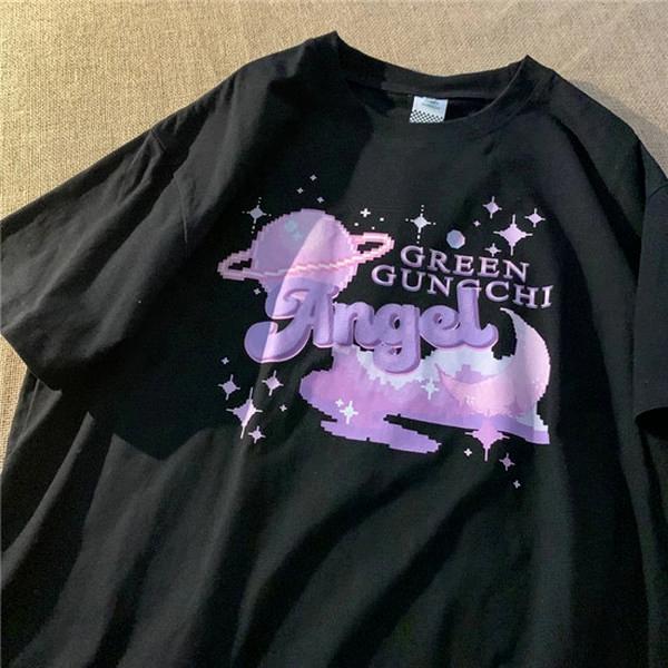 Повседневный свободный хлопковый топ Harajuku, милая футболка с короткими рукавами и буквенным принтом 3XL чёрный
Повседневный свободный хлопковый топ Harajuku, милая футболка с короткими рукавами и буквенным принтом 3XL чёрный