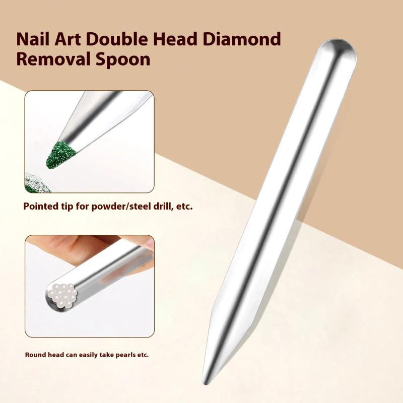 Stainless Steel Double-Headed Nail Art Shovel Bead For Jewelry Tools Seed Beads Shovel Jewelry Nail Hand Tool Pick Up Tools onesize
Stainless Steel Double-Headed Nail Art Shovel Bead For Jewelry Tools Seed Beads Shovel Jewelry Nail Hand Tool Pick Up Tools onesize