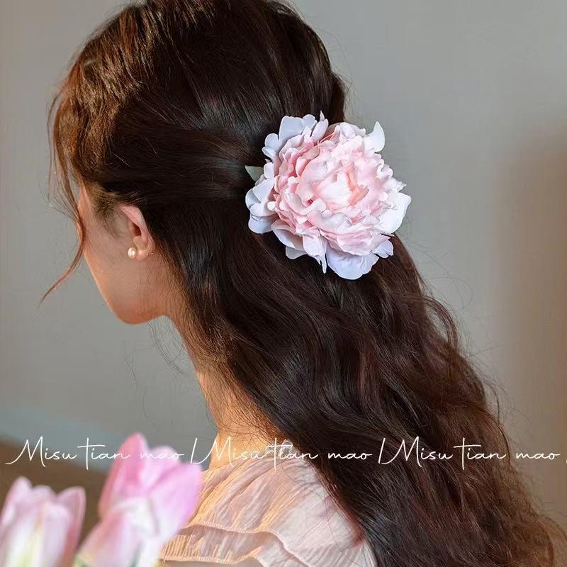 Peony Flower Hair Clip Side Atmosphere Resort Seaside Head Rose Edge Ducks Bangs
Peony Flower Hair Clip Side Atmosphere Resort Seaside Head Rose Edge Ducks Bangs