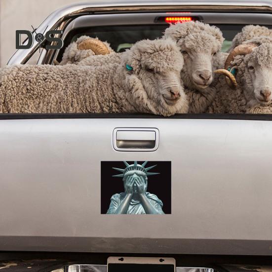 Political Symbol Vinyl Decal Tearful Statue of Liberty Car Sticker Waterproof UV-Resistant Bumper Decal for Car Laptop Wall A
Political Symbol Vinyl Decal Tearful Statue of Liberty Car Sticker Waterproof UV-Resistant Bumper Decal for Car Laptop Wall A