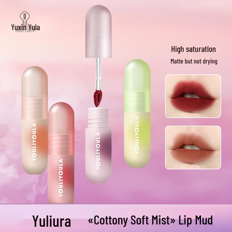 Silky Soft Mist Matte Lip Glaze Set: Non-Sticky, Non-Drying, Non-Transferring, Long-Lasting, Whitening.
Silky Soft Mist Matte Lip Glaze Set: Non-Sticky, Non-Drying, Non-Transferring, Long-Lasting, Whitening.