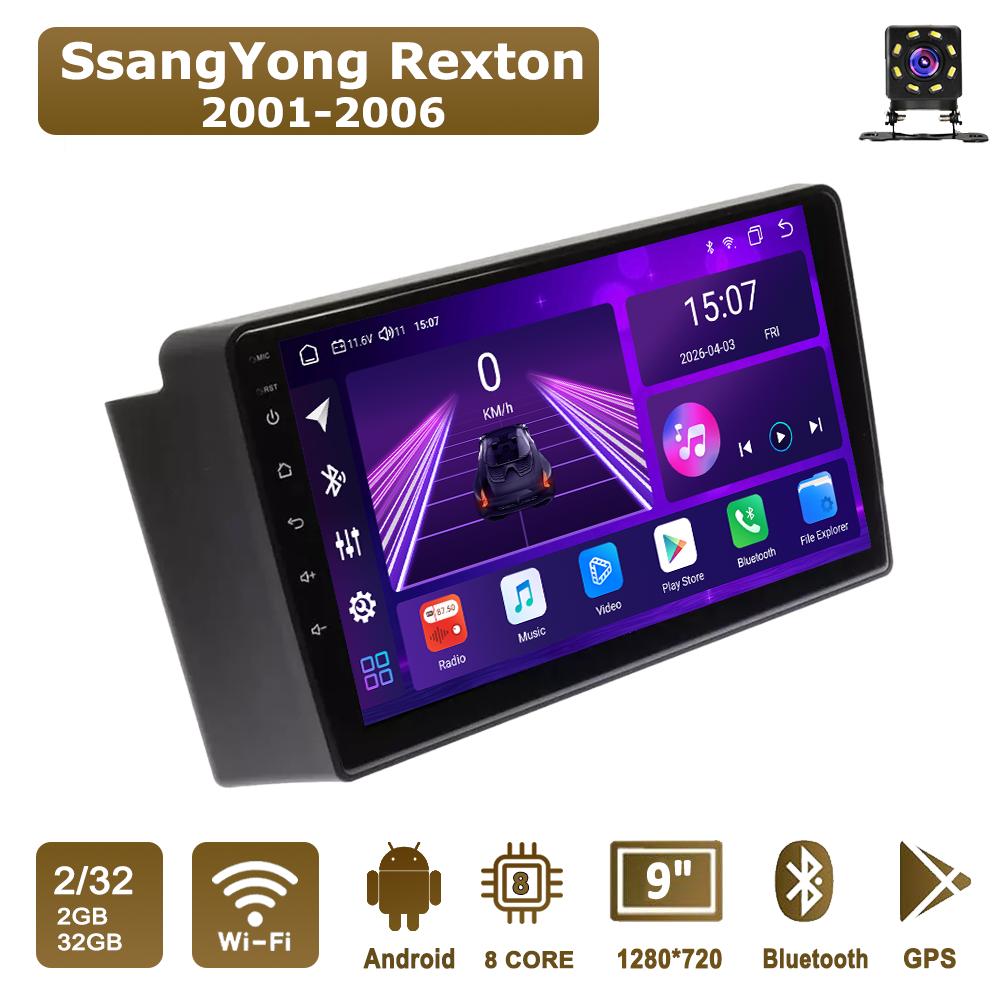 Автомобильная магнитола Android Car-Play для SsangYong Rexton 2001-2006 Мультимедийный плеер Головное устройство Стерео Навигация GPS BT WIFI, 8 ЯДЕР ,2+32ГБ чёрный
Автомобильная магнитола Android Car-Play для SsangYong Rexton 2001-2006 Мультимедийный плеер Головное устройство Стерео Навигация GPS BT WIFI, 8 ЯДЕР ,2+32ГБ чёрный