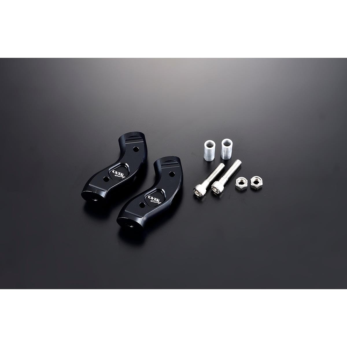 Overracing Handlebar Risers, Black, for MONKEY125/DAX125/GROM/CT125 (Part Number: 55-06-03B)
Overracing Handlebar Risers, Black, for MONKEY125/DAX125/GROM/CT125 (Part Number: 55-06-03B)