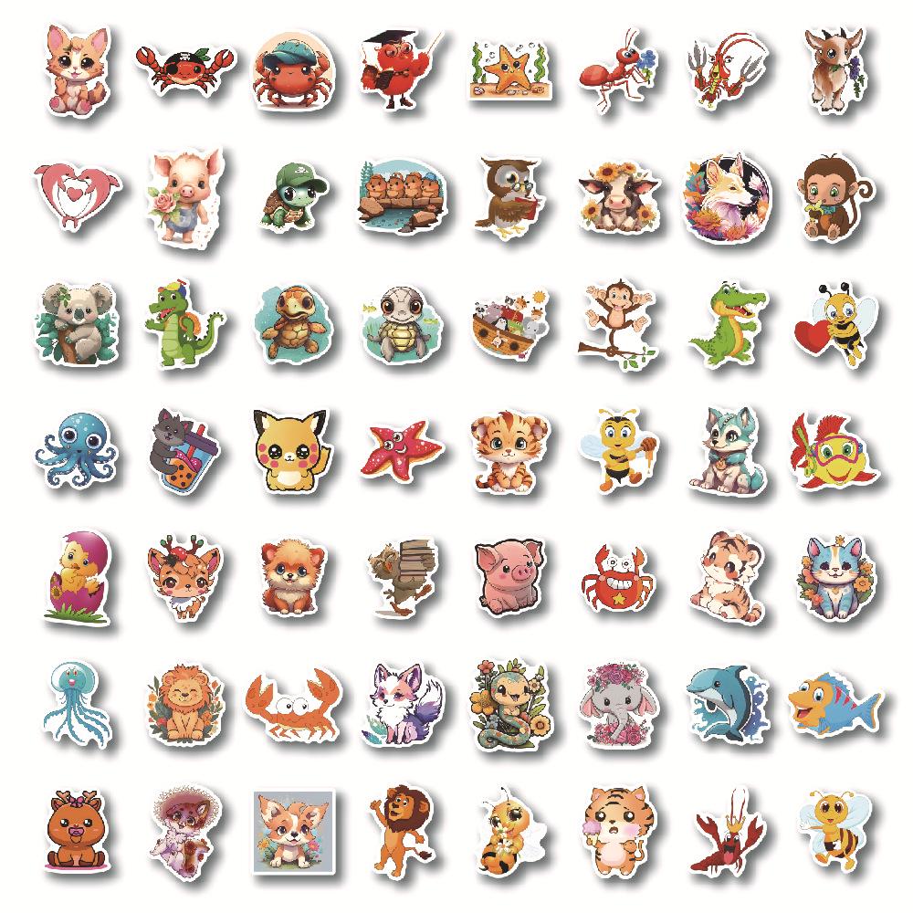 63 Очаровательные водонепроницаемые наклейки с мультяшными животными для украшения чашки, комнаты и скрапбука
63 Очаровательные водонепроницаемые наклейки с мультяшными животными для украшения чашки, комнаты и скрапбука