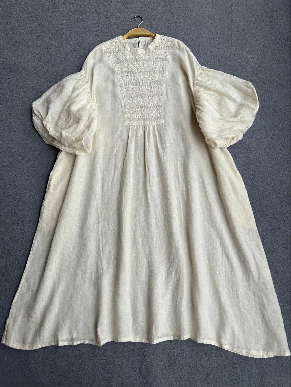 Johnature винтажные женские платья с пышными рукавами, летние однотонные лоскутные кружевные свободные карманы, женское платье One Size бежевый
Johnature винтажные женские платья с пышными рукавами, летние однотонные лоскутные кружевные свободные карманы, женское платье One Size бежевый