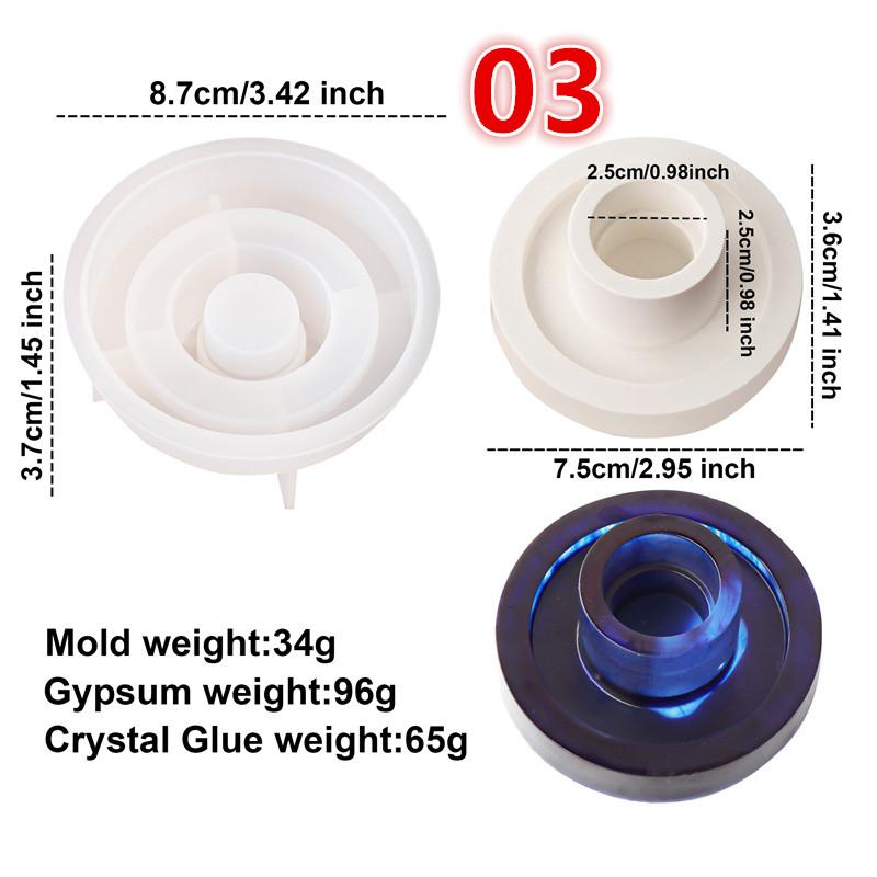 Round rod Candlestick Silicone Mold DIY Hexagonal Candle Holder Concrete Cement Gypsum Mould Epoxy Resin Handicraft Home Decor
Round rod Candlestick Silicone Mold DIY Hexagonal Candle Holder Concrete Cement Gypsum Mould Epoxy Resin Handicraft Home Decor
