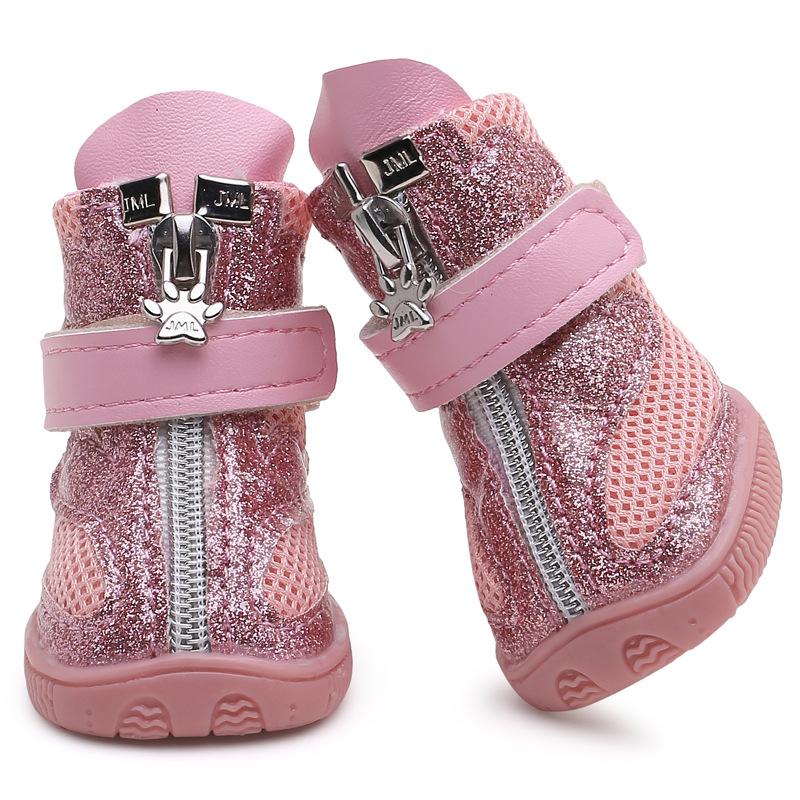 Bling Spring Summer Pet Dog Shoes Breathable Mesh Dog Boots Anti-slip Small Dog Shoes Puppy Sandals 1 розовый
Bling Spring Summer Pet Dog Shoes Breathable Mesh Dog Boots Anti-slip Small Dog Shoes Puppy Sandals 1 розовый