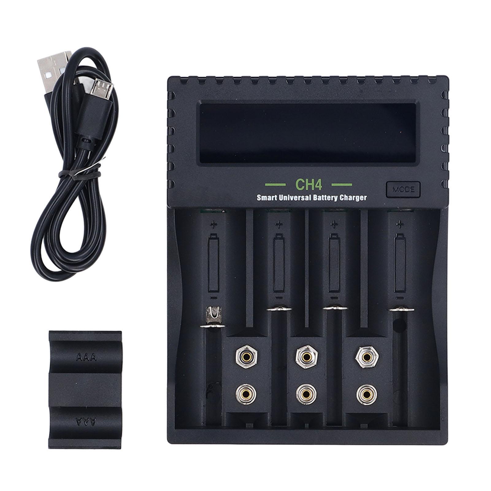 Умное универсальное зарядное устройство для аккумуляторов ЖК-дисплей USB 4 слота Зарядное устройство для аккумуляторов Li-Ion Ni-MH Ni-Cd AA AAA
Умное универсальное зарядное устройство для аккумуляторов ЖК-дисплей USB 4 слота Зарядное устройство для аккумуляторов Li-Ion Ni-MH Ni-Cd AA AAA