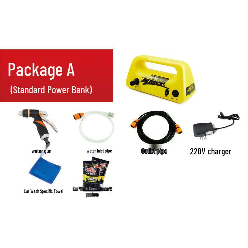 Portable Rechargeable High-Pressure Wireless Car Washer with Lithium Battery
Portable Rechargeable High-Pressure Wireless Car Washer with Lithium Battery