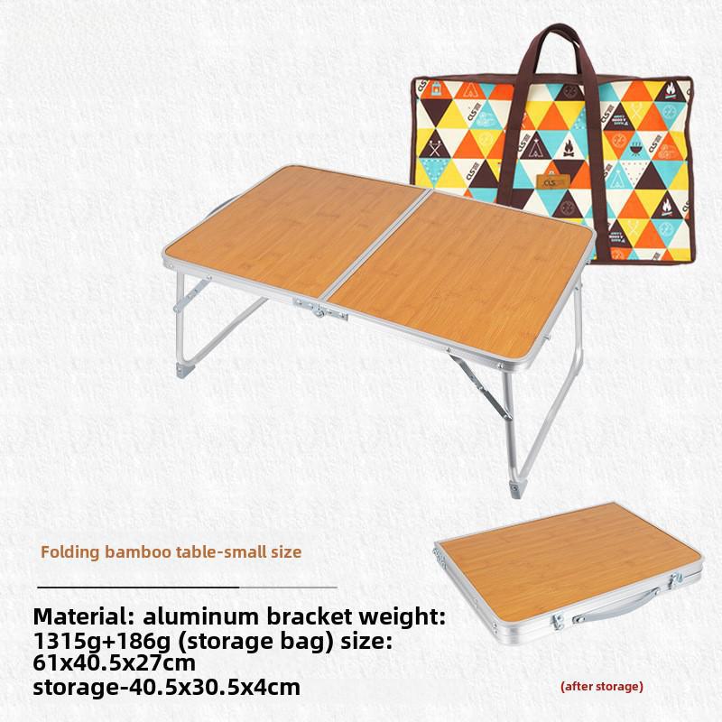 Компактный складной бамбуковый переносной стол для кемпинга и пикников
Компактный складной бамбуковый переносной стол для кемпинга и пикников
