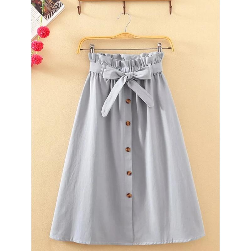 Summer Autumn Skirts Womens Midi Knee Length Korean Elegant Button High Waist Skirt Pleated School One Size небесно-голубой
Summer Autumn Skirts Womens Midi Knee Length Korean Elegant Button High Waist Skirt Pleated School One Size небесно-голубой