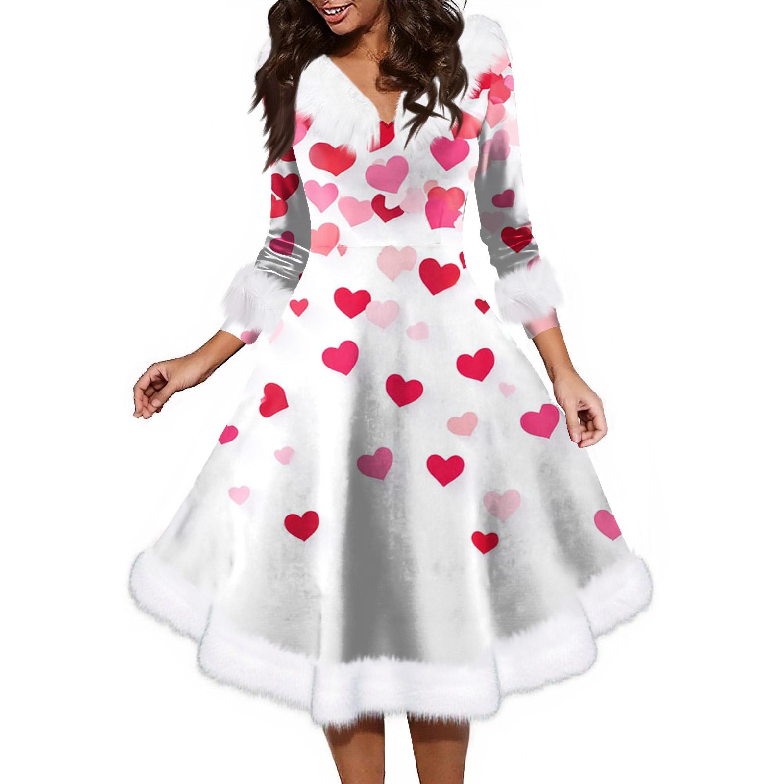 Women s Fashion V-neck Casual Fit Christmas Print Party Long Sleeve Dress XL кавун червоний колір
Women s Fashion V-neck Casual Fit Christmas Print Party Long Sleeve Dress XL кавун червоний колір