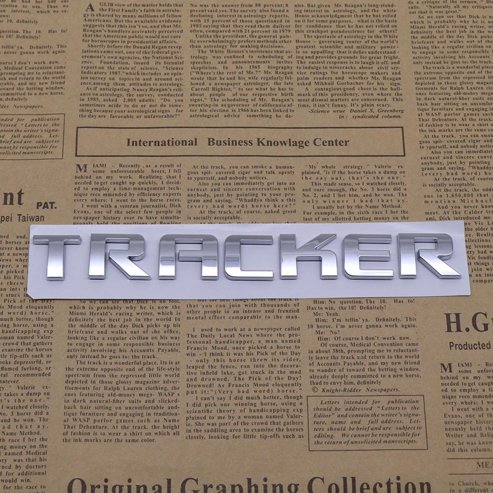 Chevrolet TRACKER ABS Car Rear Letter Logo Sticker Rear Bumper Tail Door Trunk Sticker Car Emblem sticker styling Accessories
Chevrolet TRACKER ABS Car Rear Letter Logo Sticker Rear Bumper Tail Door Trunk Sticker Car Emblem sticker styling Accessories