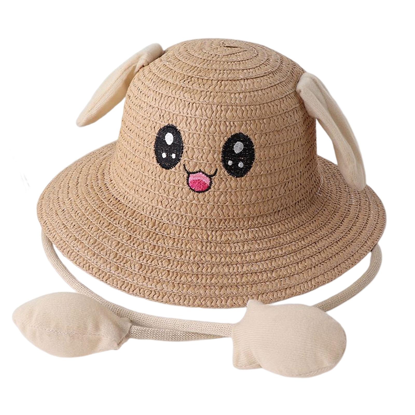 Bunny Straw Hat Caps, Sun Hat, Foldable, with Movable Ears, Beach Hats, Fishing hats
Bunny Straw Hat Caps, Sun Hat, Foldable, with Movable Ears, Beach Hats, Fishing hats