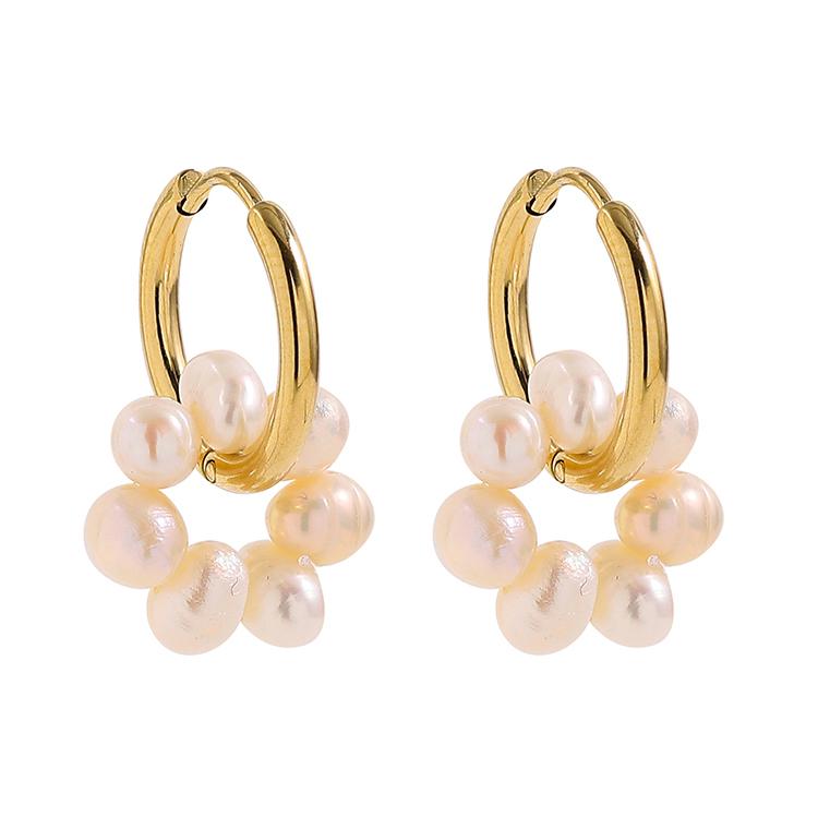 Glossy Stainless Steel Gold Plated Waterdrop Pendant Natural Pearl Beads Long Hanging Drop Earrings for Women Minimalist Zircon
Glossy Stainless Steel Gold Plated Waterdrop Pendant Natural Pearl Beads Long Hanging Drop Earrings for Women Minimalist Zircon