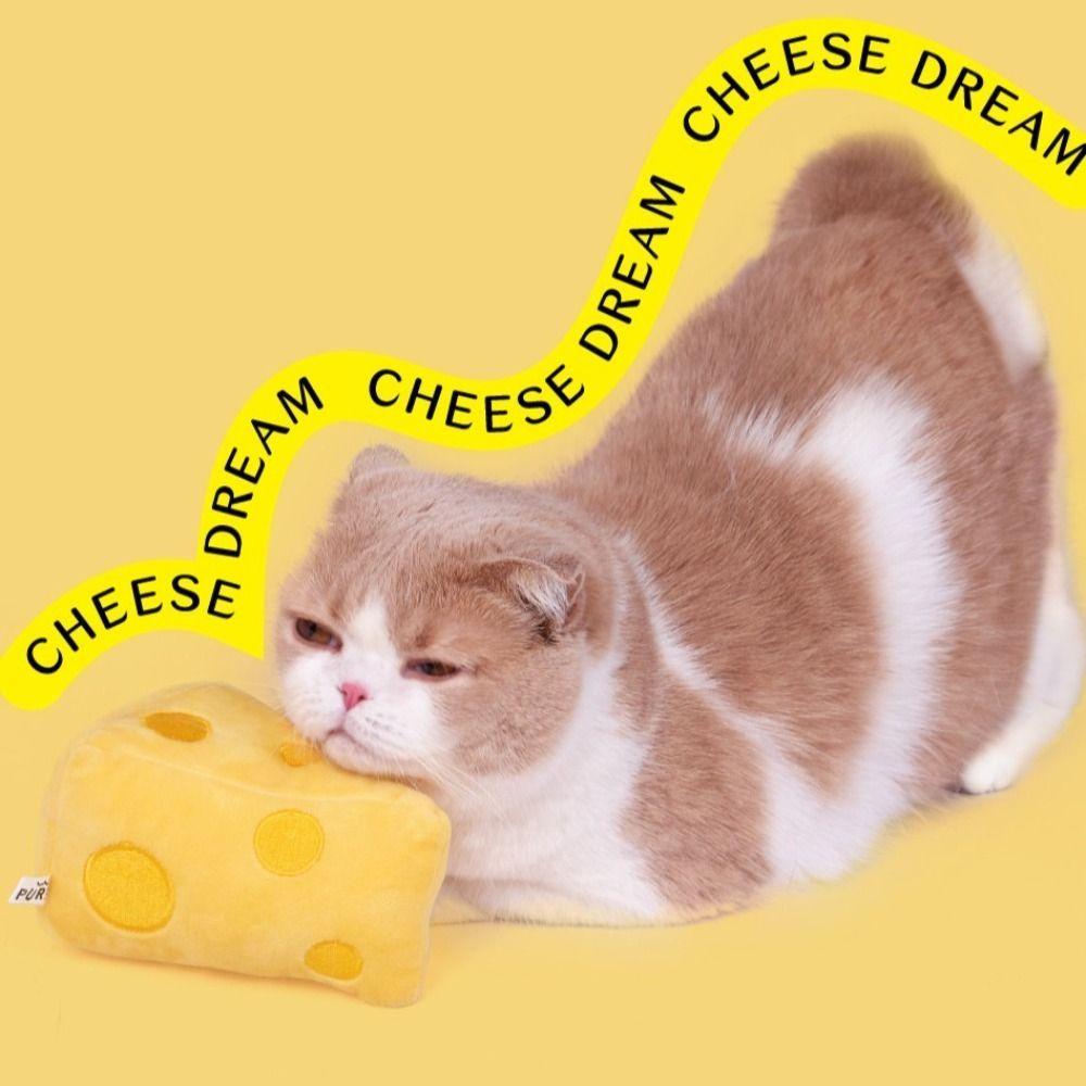 Cheese Shaped Kitten Lick Chew Toy Soft Cat Bite Toy Simulation Cheese Pillow Cat Toy Pet Supplies жёлтый
Cheese Shaped Kitten Lick Chew Toy Soft Cat Bite Toy Simulation Cheese Pillow Cat Toy Pet Supplies жёлтый