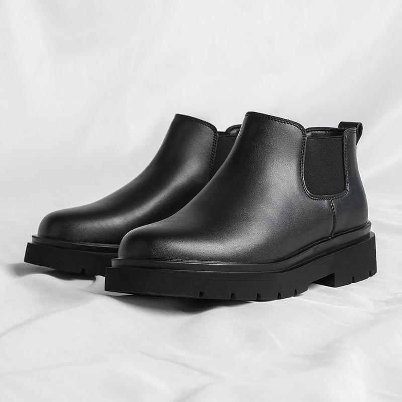 Men Short Chelsea Elevator Shoes Platform Black Height Increase Motorcycle Boots Plus Size EU:38 чёрный
Men Short Chelsea Elevator Shoes Platform Black Height Increase Motorcycle Boots Plus Size EU:38 чёрный