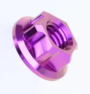 Golden Blue Grey Purple Candy Green M5 M6 M8 M10 M12 A3 Flange Screw Nut TC4 GR5 Titanium Alloy DIY Motorcycle M5x0.8mm (OD-11 H-5) фіолетовий
Golden Blue Grey Purple Candy Green M5 M6 M8 M10 M12 A3 Flange Screw Nut TC4 GR5 Titanium Alloy DIY Motorcycle M5x0.8mm (OD-11 H-5) фіолетовий