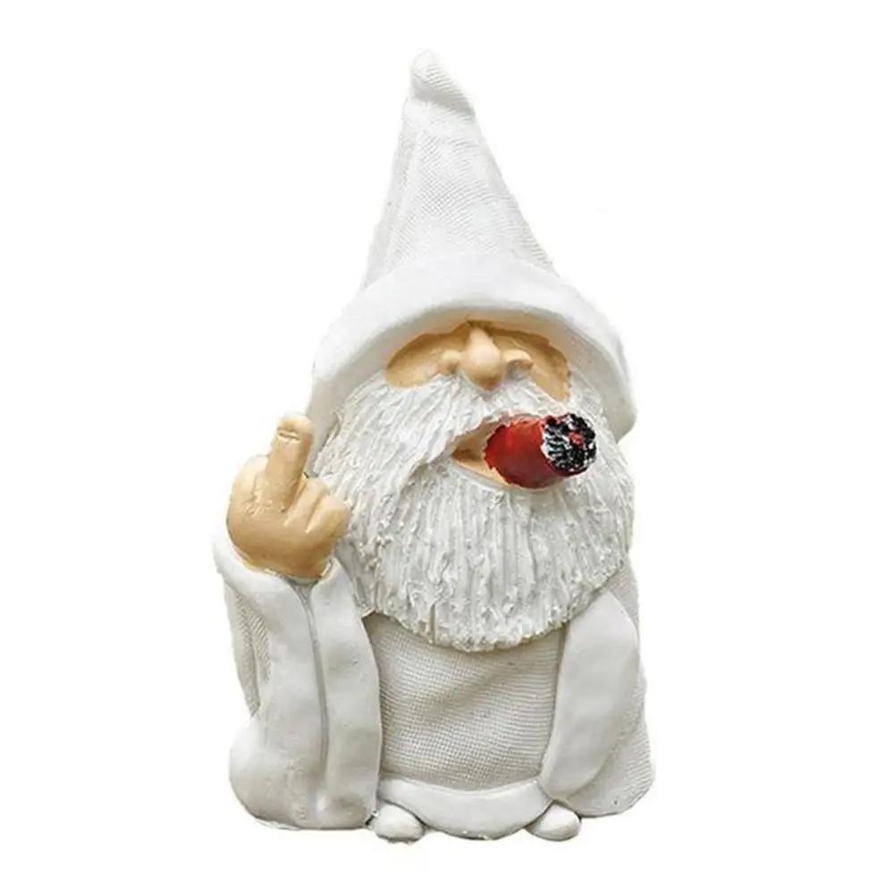 Smoking White White Beard Old Man Smoking Scissors Hand Resin Decoration Ornaments With Middle Finger Garden Gnomes Statues New
Smoking White White Beard Old Man Smoking Scissors Hand Resin Decoration Ornaments With Middle Finger Garden Gnomes Statues New
