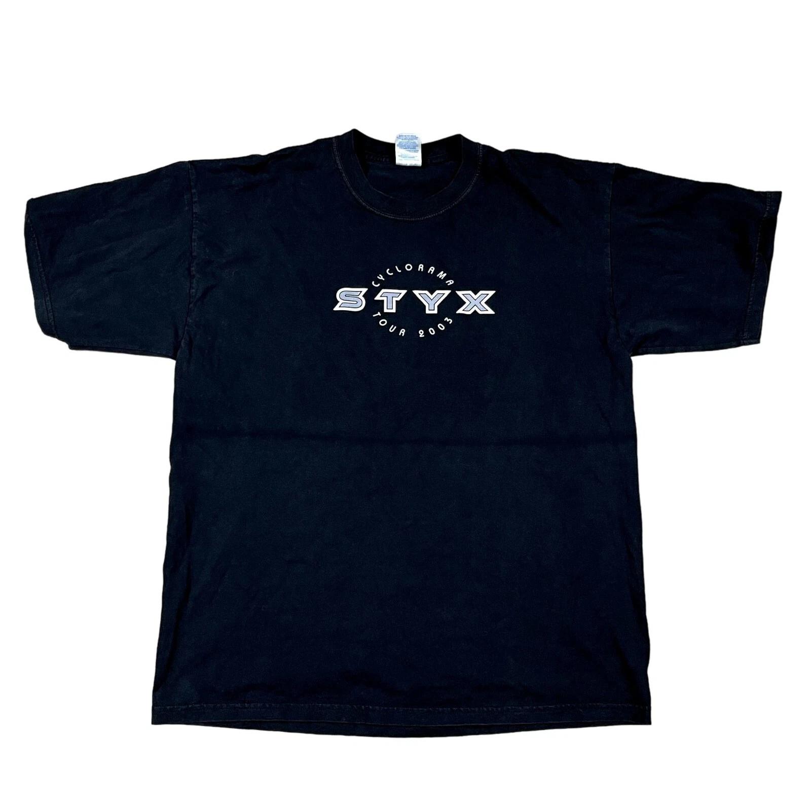 Vintage 2003 Styx Cyclorama Tour Classic Rock My A$s Black T-Shirt Size XL XL
Vintage 2003 Styx Cyclorama Tour Classic Rock My A$s Black T-Shirt Size XL XL