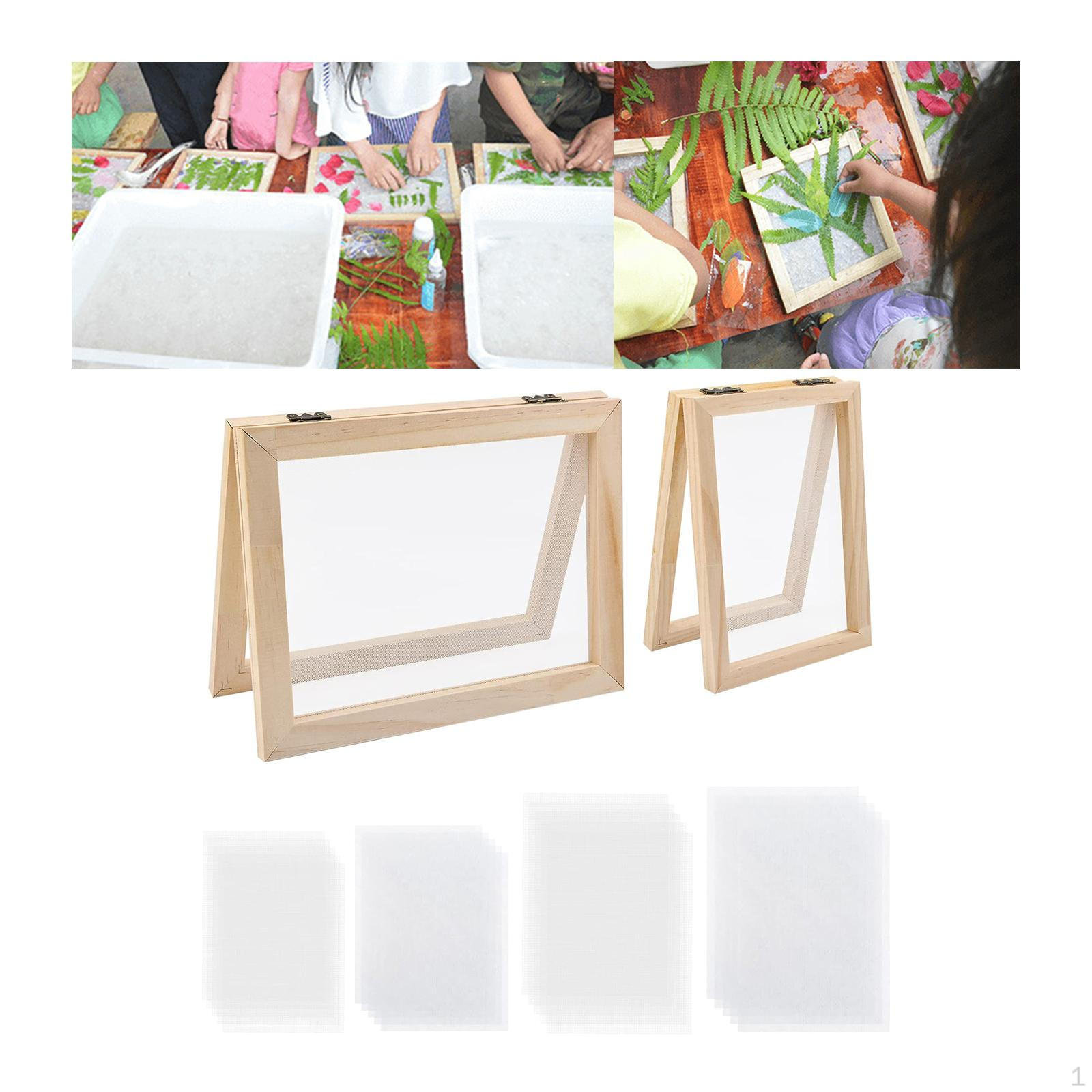 Набор рамок для изготовления бумаги Экран для изготовления бумаги с сетчатой тканью Набор для поделок своими руками Style A
Набор рамок для изготовления бумаги Экран для изготовления бумаги с сетчатой тканью Набор для поделок своими руками Style A