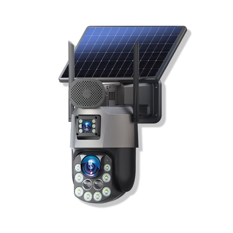 EAKUN Solar Powered 360° Outdoor Security Camera CN plug (adapter included) AOV All-Day Rec + 30-100m AI Sense
EAKUN Solar Powered 360° Outdoor Security Camera CN plug (adapter included) AOV All-Day Rec + 30-100m AI Sense