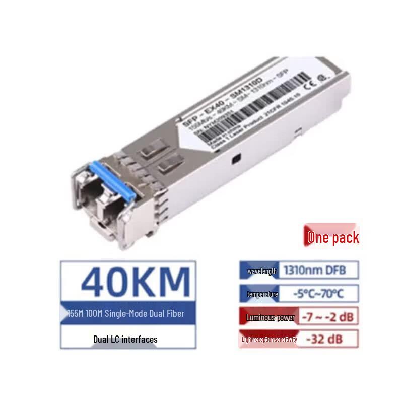 Huawei 155M 1550nm 80km ESFP Optical Transceiver Module
Huawei 155M 1550nm 80km ESFP Optical Transceiver Module
