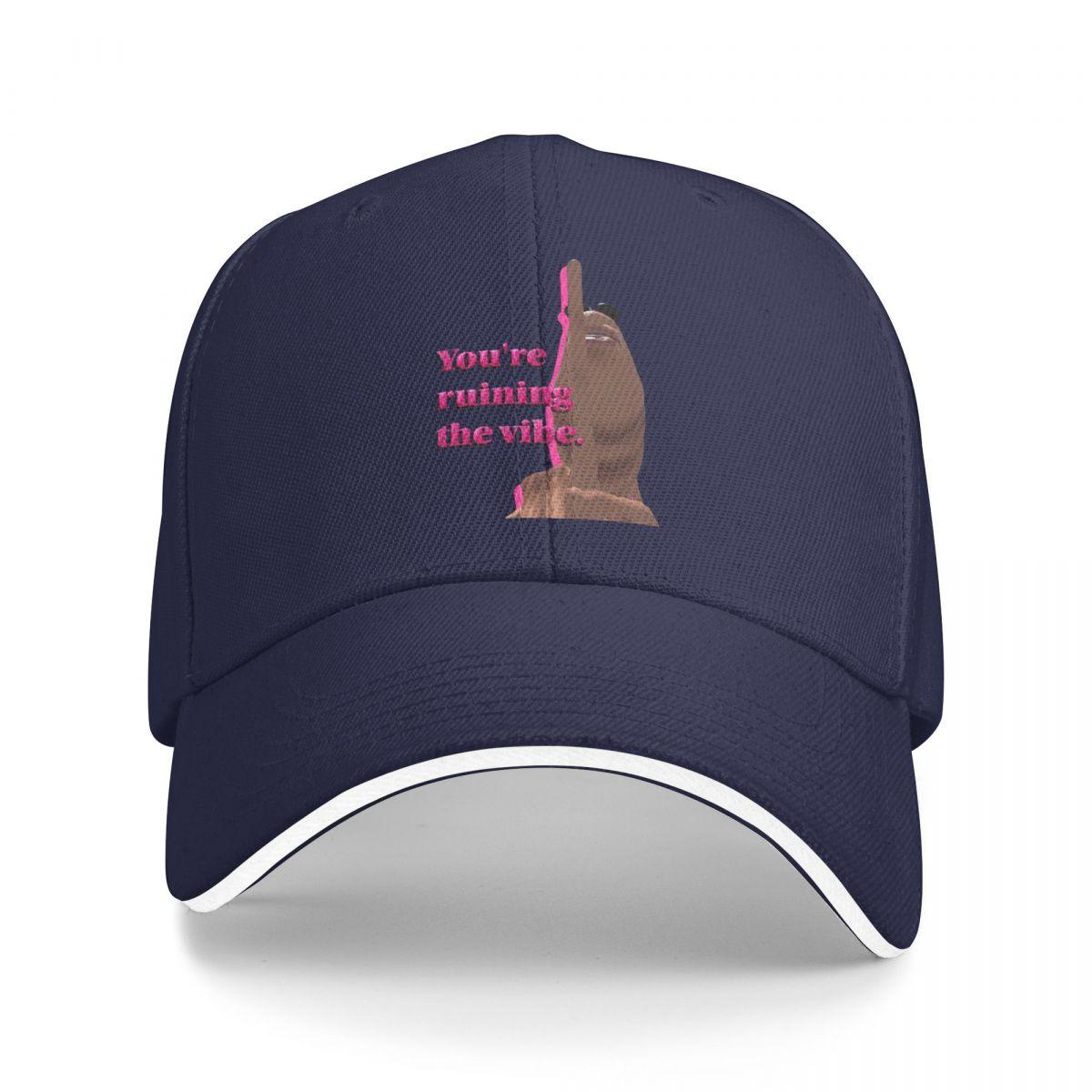 Baseball Caps Funny You re Ruining The Vibe Graphic Unisex Outdoor Spring Caps One Size
Baseball Caps Funny You re Ruining The Vibe Graphic Unisex Outdoor Spring Caps One Size