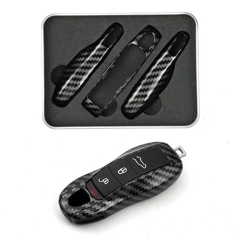 For Porsche Boxster Cayman Panamera Cayenne 911 Car Key Cover 918 997 991 ABS Carbon Fiber Key Case Protection Cover Accessories
For Porsche Boxster Cayman Panamera Cayenne 911 Car Key Cover 918 997 991 ABS Carbon Fiber Key Case Protection Cover Accessories