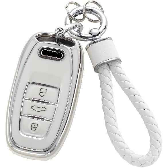 Чехол-брелок с брелком, защитный чехол для ключей, подходит для A4 A5 A6 A7 A8 Q5 S5 S7 с 3 кнопками Smart
Чехол-брелок с брелком, защитный чехол для ключей, подходит для A4 A5 A6 A7 A8 Q5 S5 S7 с 3 кнопками Smart