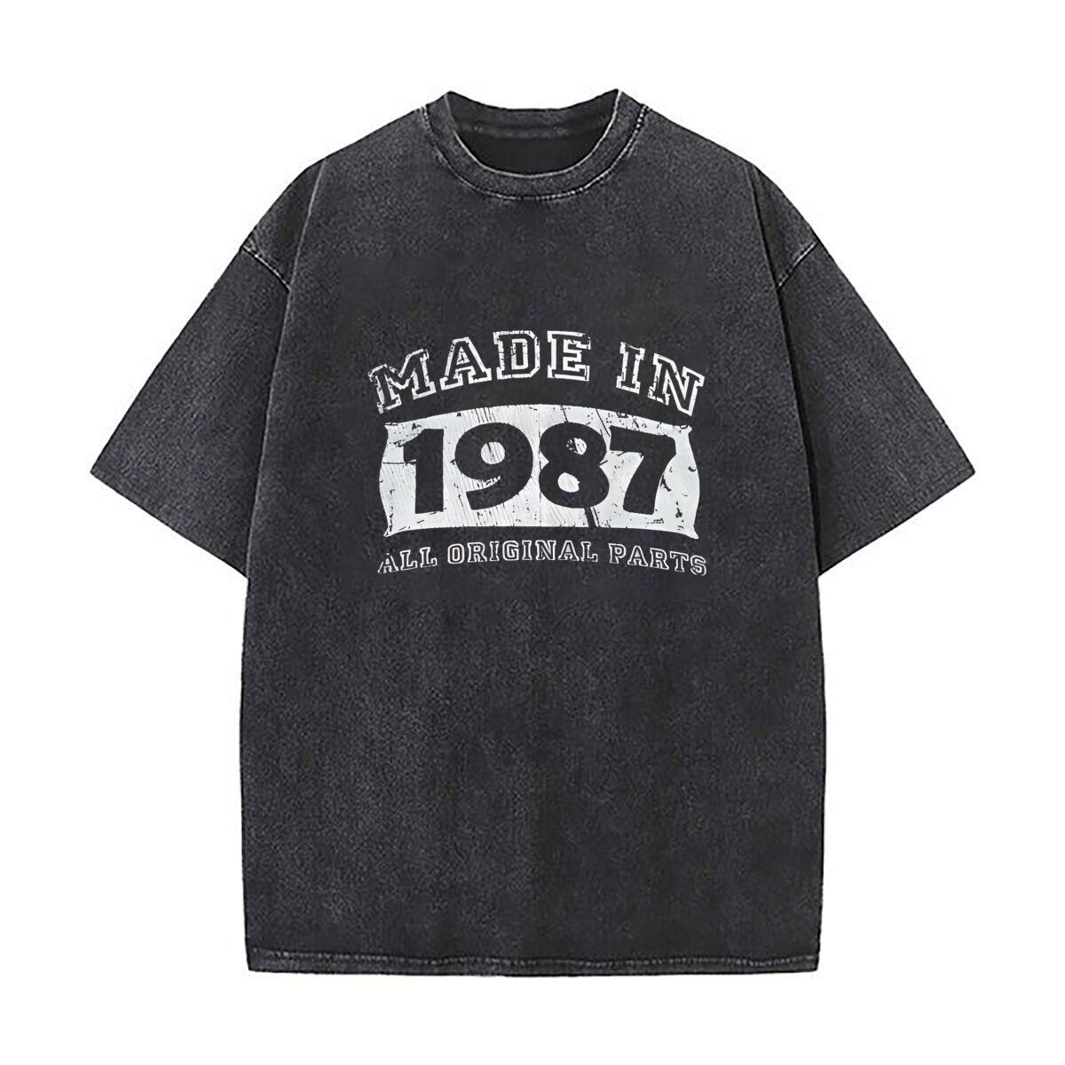 Cotton Made In Original Parts Birthday Heavy Men Washed Casual Cotton Short Sleeve Acid Wash Top S
Cotton Made In Original Parts Birthday Heavy Men Washed Casual Cotton Short Sleeve Acid Wash Top S