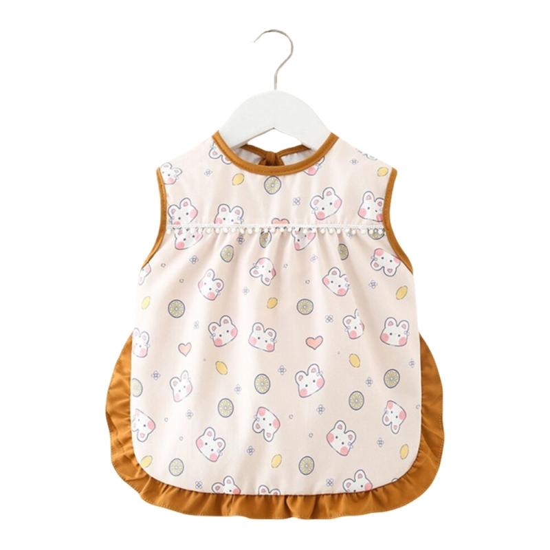Baby and Toddler Feeding Apron Soft Water Proofing Bib Neck Tied Design Easy Washable Sleeveless for Easy Feeding L
Baby and Toddler Feeding Apron Soft Water Proofing Bib Neck Tied Design Easy Washable Sleeveless for Easy Feeding L