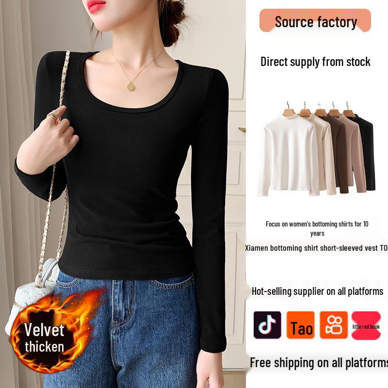 Women s Fleece-Lined Slim-Fit Base Layer: Round Neck, Long Sleeve, Stylish & Warm for Autumn/Winter. L (recommended for 102-114 lbs)
Women s Fleece-Lined Slim-Fit Base Layer: Round Neck, Long Sleeve, Stylish & Warm for Autumn/Winter. L (recommended for 102-114 lbs)