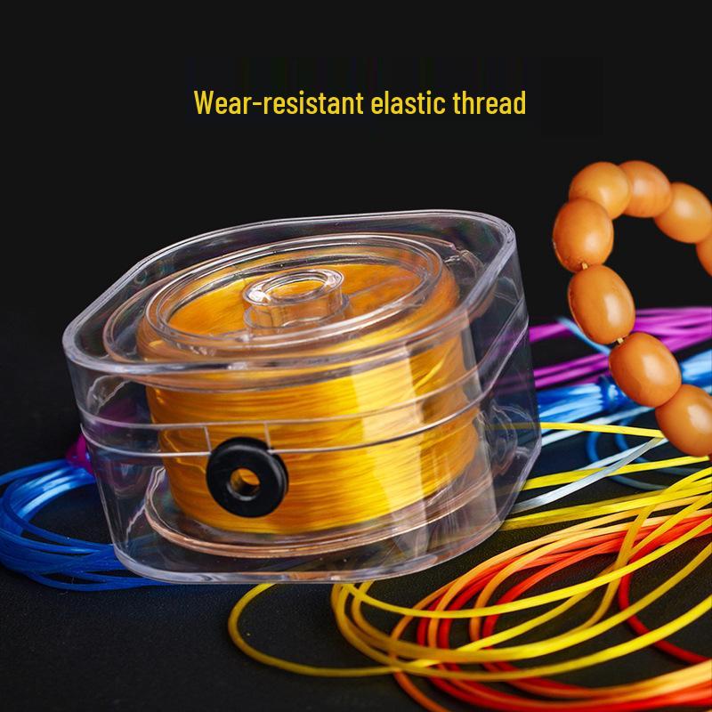 Crystal Elastic Beading Cord: Wear-Resistant, Durable String for Bracelets and Buddhist Beads.
Crystal Elastic Beading Cord: Wear-Resistant, Durable String for Bracelets and Buddhist Beads.