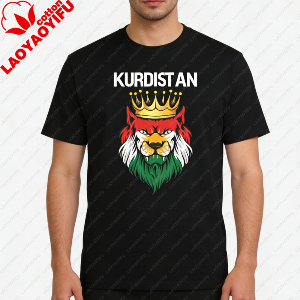 Kurdistan Lion Crown Graphic Printed TShirt Casual Cotton Short Sleeve Fashion Summer Tops Unisex Gift for Friends and Family S
Kurdistan Lion Crown Graphic Printed TShirt Casual Cotton Short Sleeve Fashion Summer Tops Unisex Gift for Friends and Family S