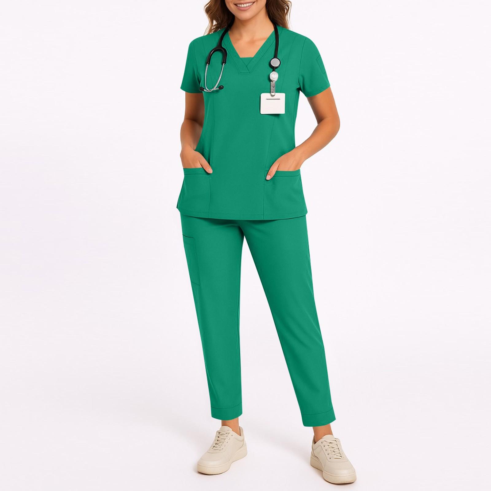 Женские комплекты из 2 предметов, топы с короткими рукавами и широкими штанами, спортивные костюмы XXL зелёный
Женские комплекты из 2 предметов, топы с короткими рукавами и широкими штанами, спортивные костюмы XXL зелёный