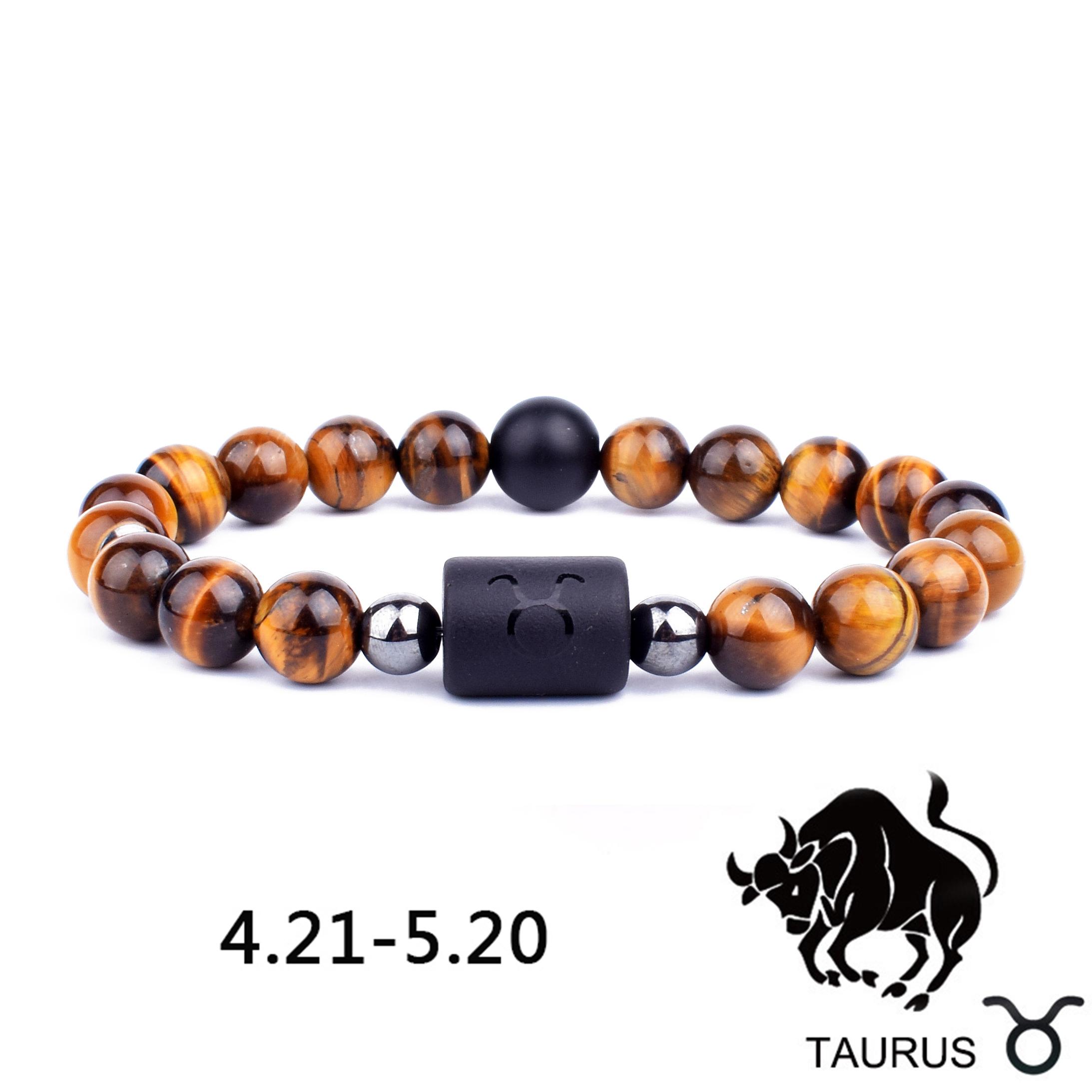 Tiger Eye Stone 12 Constellation Couple Bracelet Men Leo Aquarius Sagittarius Virgo Libra Bracelets for Women Friendship Jewelry S-17cm
Tiger Eye Stone 12 Constellation Couple Bracelet Men Leo Aquarius Sagittarius Virgo Libra Bracelets for Women Friendship Jewelry S-17cm