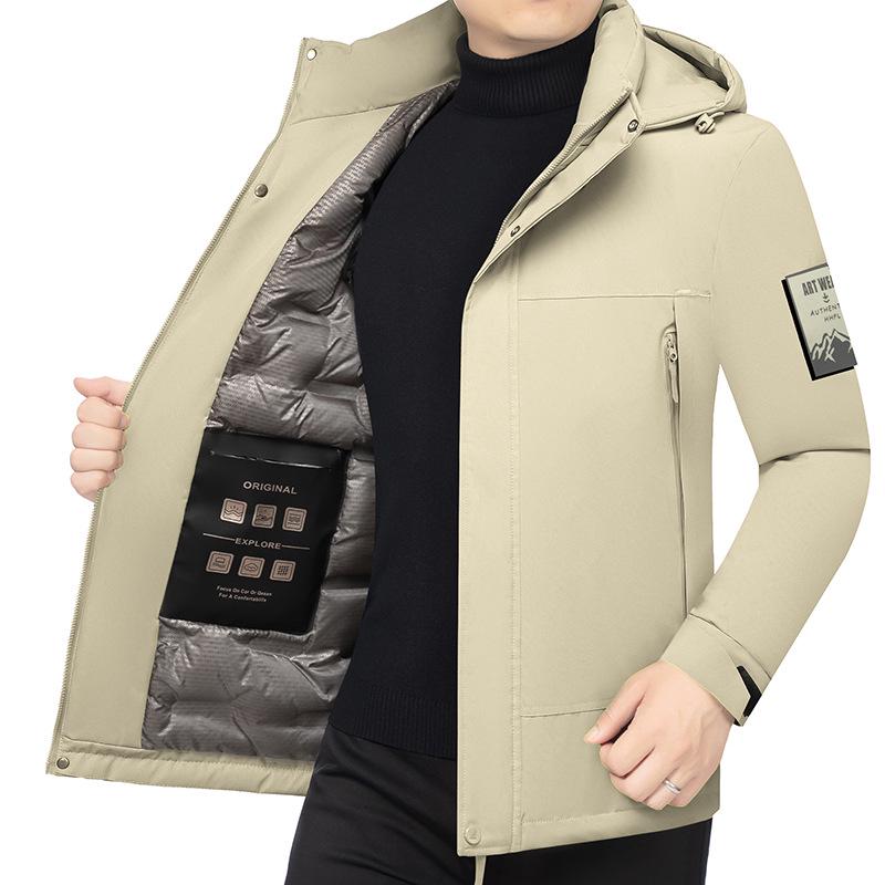 Woolen Winter Jacket: Stylish, Warm, Thick Padded for Young & Middle-Aged Men with Detachable Hood 185 (75-83kg) хакі
Woolen Winter Jacket: Stylish, Warm, Thick Padded for Young & Middle-Aged Men with Detachable Hood 185 (75-83kg) хакі