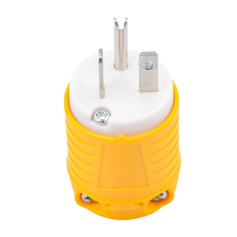Three Pin Male/Female NEMA 6-20P Industrial Outdoor Plug Straight 20A/250V High Power Power Connectors Converters
Three Pin Male/Female NEMA 6-20P Industrial Outdoor Plug Straight 20A/250V High Power Power Connectors Converters