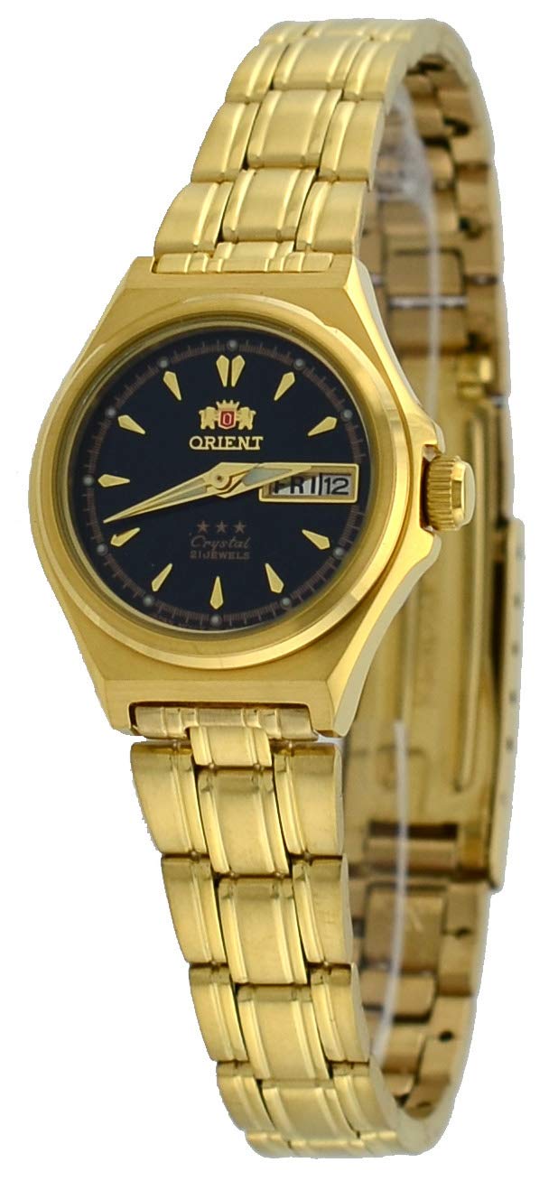 Orient FNQ1S002B Women s Gold Tone Stainless Steel 3 Star Black Dial Automatic Watch
Orient FNQ1S002B Women s Gold Tone Stainless Steel 3 Star Black Dial Automatic Watch