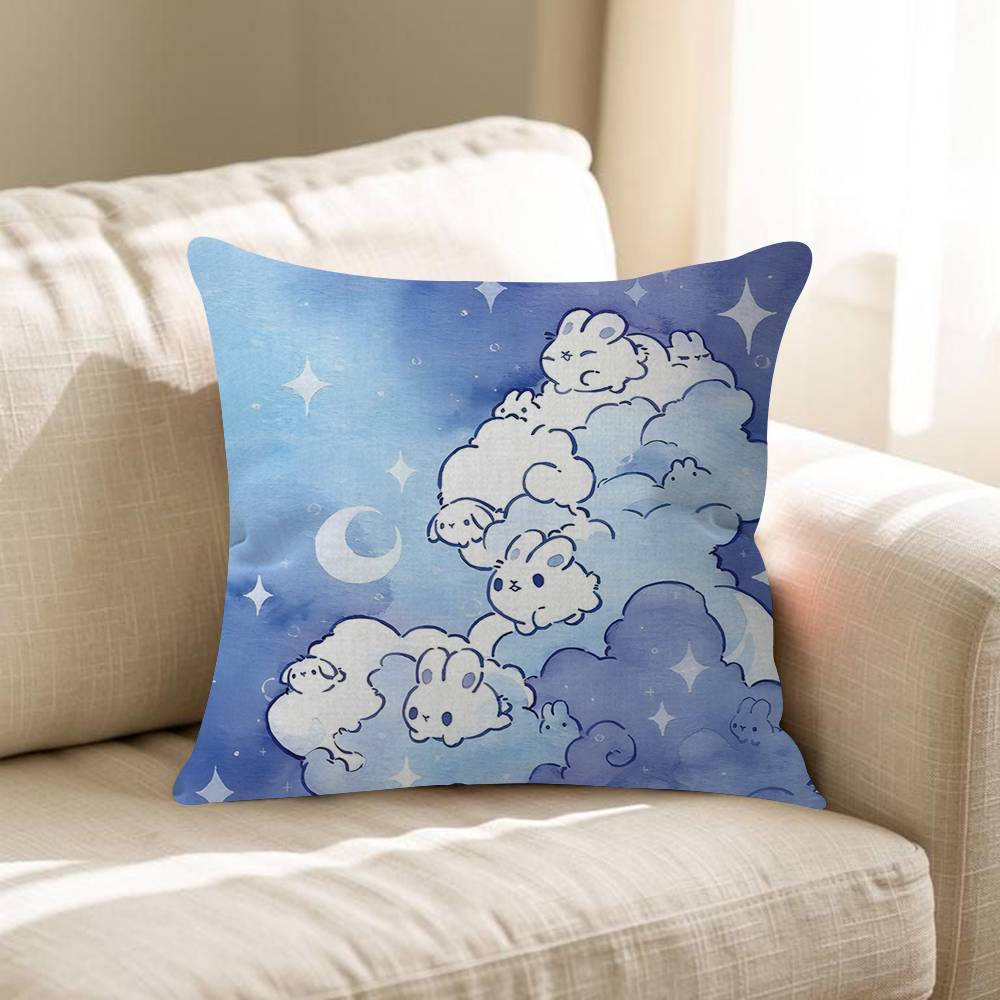 Cloud Bunny Fantasy Cushion Cover Inches Farmhouse Decor Home Throw Pillow Covers For Couch Decorations 30x30 cm
Cloud Bunny Fantasy Cushion Cover Inches Farmhouse Decor Home Throw Pillow Covers For Couch Decorations 30x30 cm