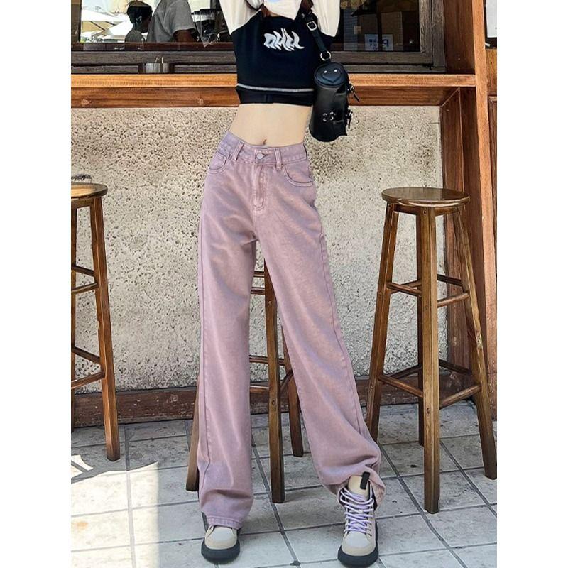 Винтажные фиолетовые женские джинсы с дырками Bf, летние свободные узкие брюки в стиле хип-хоп с высокой талией, однотонные корейские прямые джинсовые брюки, новые S фиолетовый
Винтажные фиолетовые женские джинсы с дырками Bf, летние свободные узкие брюки в стиле хип-хоп с высокой талией, однотонные корейские прямые джинсовые брюки, новые S фиолетовый