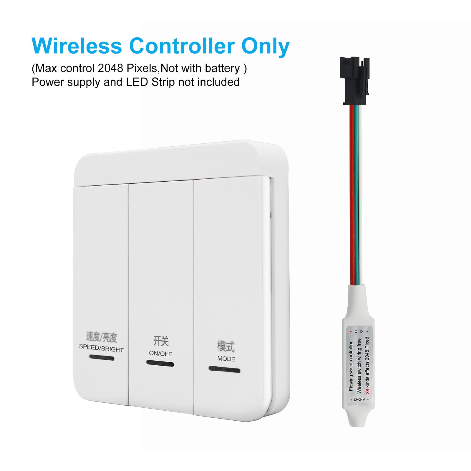 WS2811 24V Светодиодная лента «Бегущая вода» 2835 120 светодиодов/м Текущий свет Беспроводной контроллер Гибкая лента Светодиодная лента «Бегущая лошадь» 5 м 10 м White
WS2811 24V Светодиодная лента «Бегущая вода» 2835 120 светодиодов/м Текущий свет Беспроводной контроллер Гибкая лента Светодиодная лента «Бегущая лошадь» 5 м 10 м White