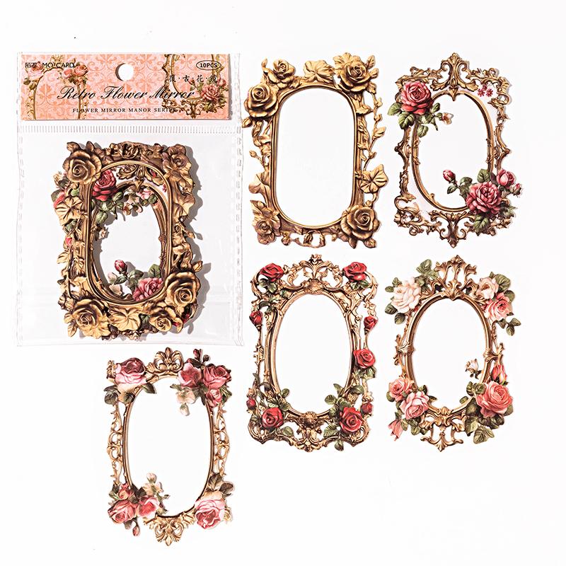 TIANZI 10 pcs Relief Retro Frame hollow-out Flowers Picture Frame Gorgeous Relief Hand Tent DIY Decorative Collage Material
TIANZI 10 pcs Relief Retro Frame hollow-out Flowers Picture Frame Gorgeous Relief Hand Tent DIY Decorative Collage Material