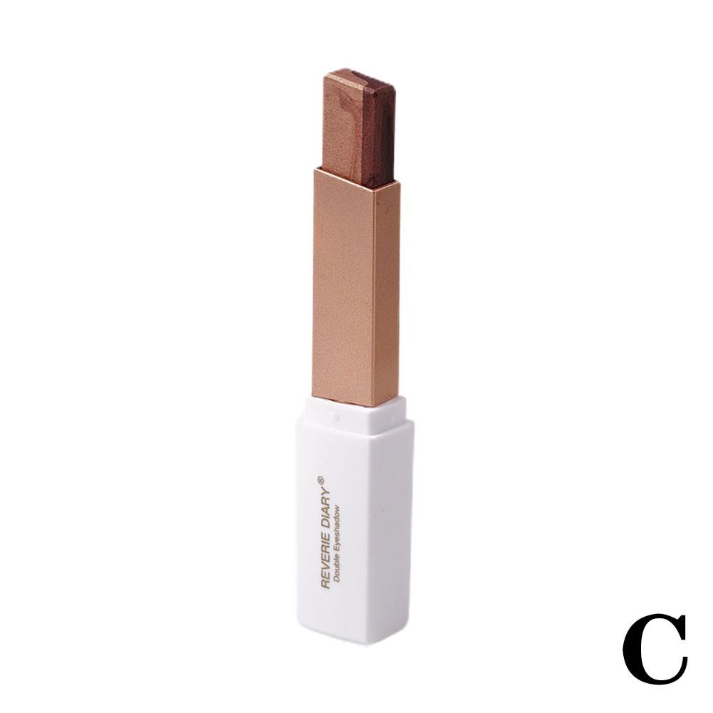 Eye Shadow Stick Natural Double Color Two-tone Waterproof Long-lasting Stick Eyeshadow V9E5 2.5g_ reddish brown
Eye Shadow Stick Natural Double Color Two-tone Waterproof Long-lasting Stick Eyeshadow V9E5 2.5g_ reddish brown
