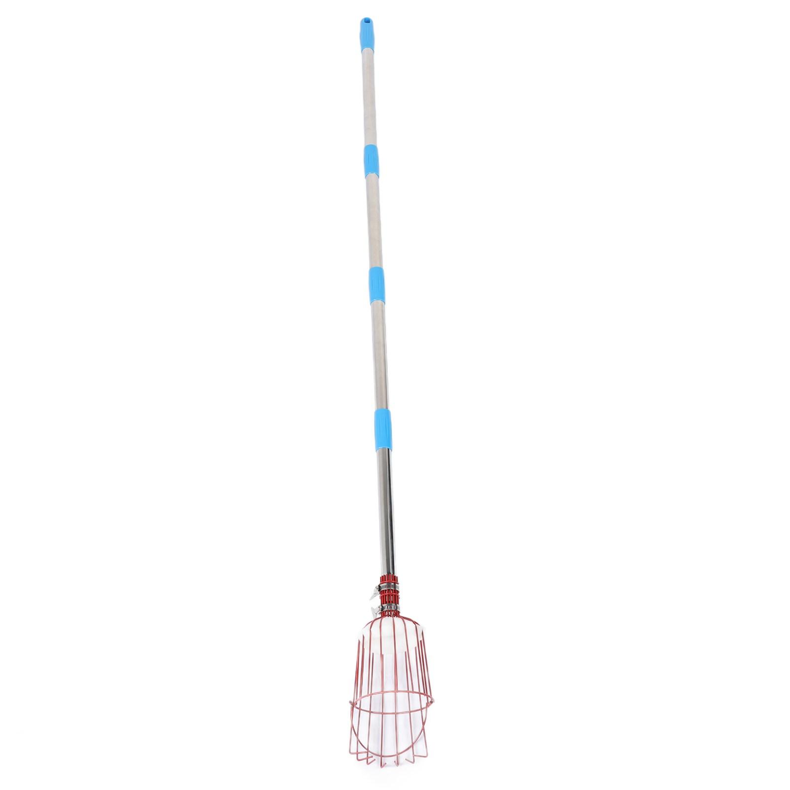 Fruit Picker Tool Multifunctional Stainless Steel Rustproof Orange Fruits Catcher Tree Picker with Pole
Fruit Picker Tool Multifunctional Stainless Steel Rustproof Orange Fruits Catcher Tree Picker with Pole