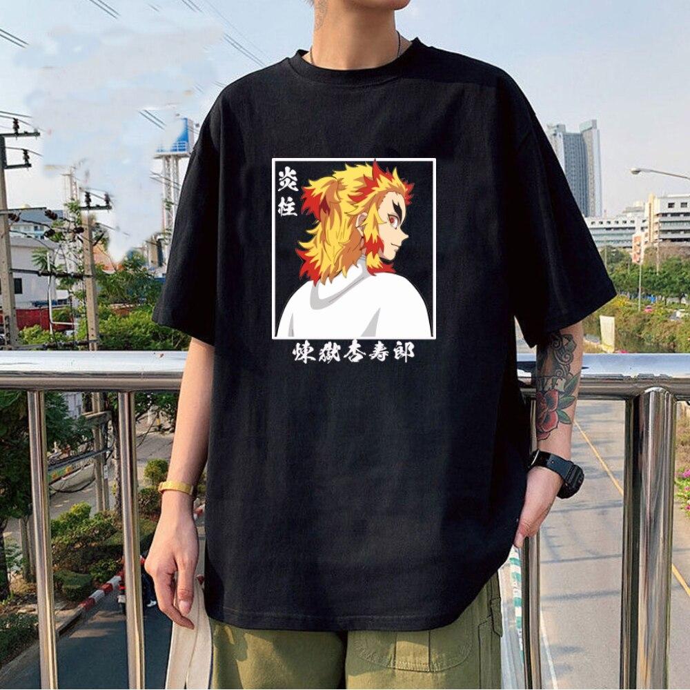 Rengoku Kyoujuro Demon Slayer Футболка унісекс Harajuku O-neck Гарячий аніме одяг Літній спорт Біг підтюпцем Короткі рукави L чорний
Rengoku Kyoujuro Demon Slayer Футболка унісекс Harajuku O-neck Гарячий аніме одяг Літній спорт Біг підтюпцем Короткі рукави L чорний